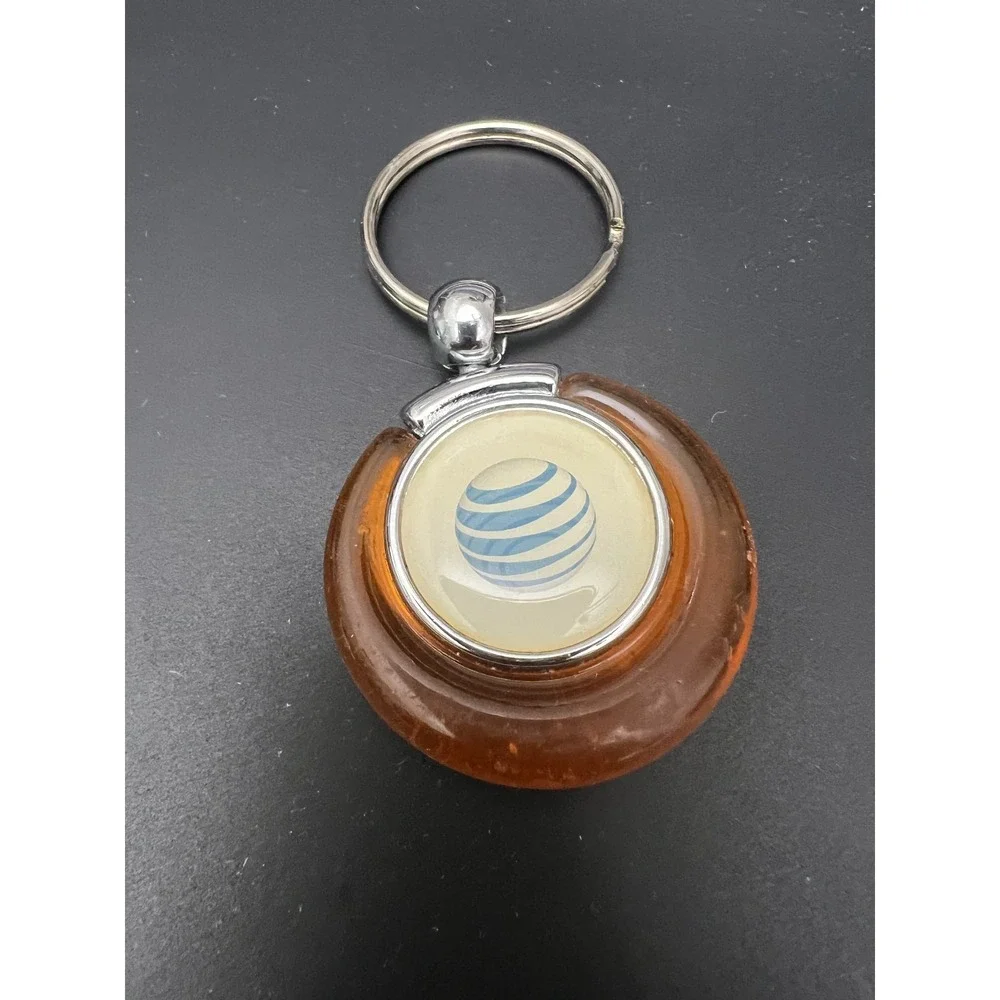 Vintage AT&T Keychain with World Logo